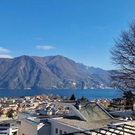 Lugano Lakeview Apartment Private Parking & Self Check-In Exteriör bild