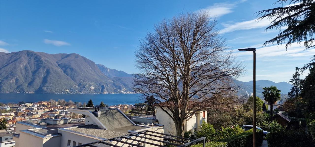 Lugano Lakeview Apartment Private Parking & Self Check-In Exteriör bild