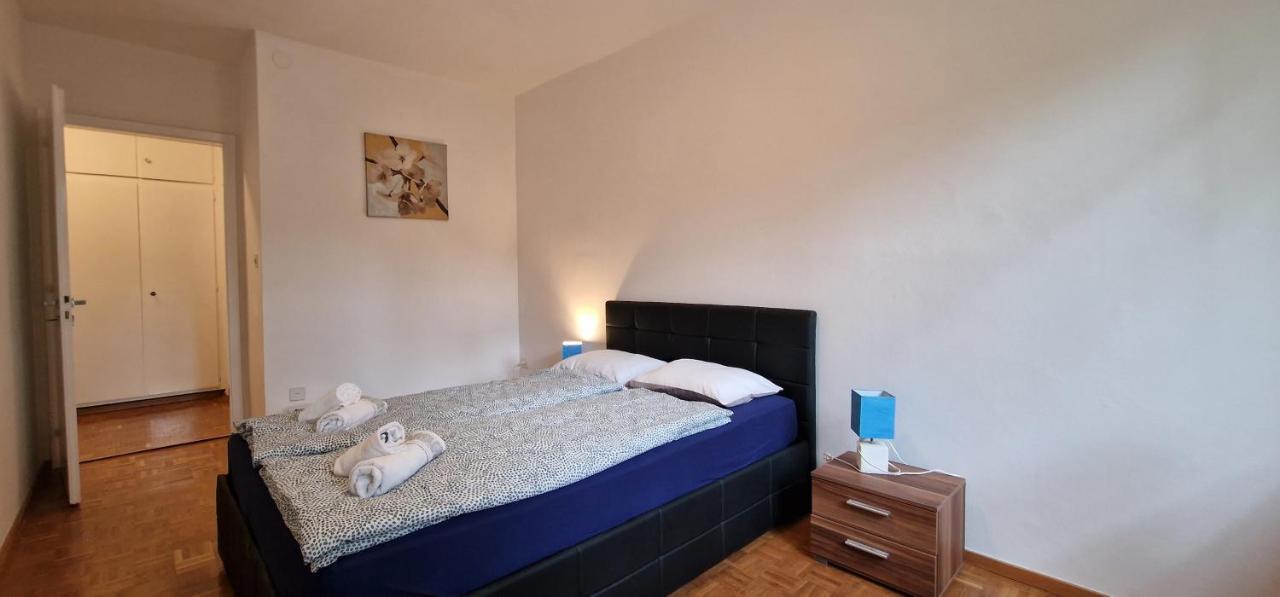 Lugano Lakeview Apartment Private Parking & Self Check-In Exteriör bild